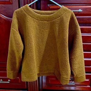 JCrew Teddy Bear and suede Size Small Shirt